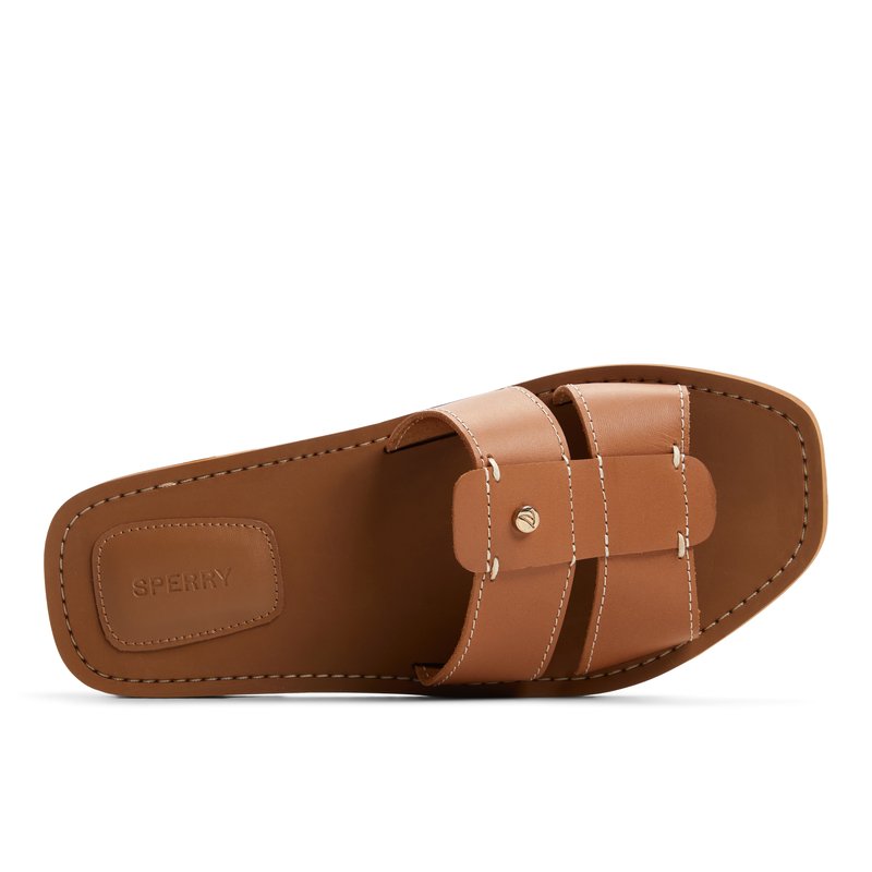 Tilly slide_wm Camel Women's Sandals | Sperry US